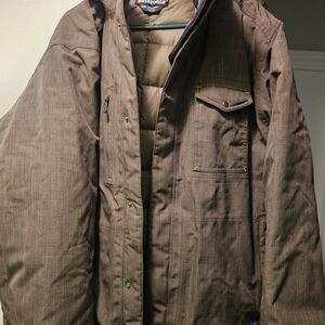 Patagonia Men's Dark Brown Puffer Jacket